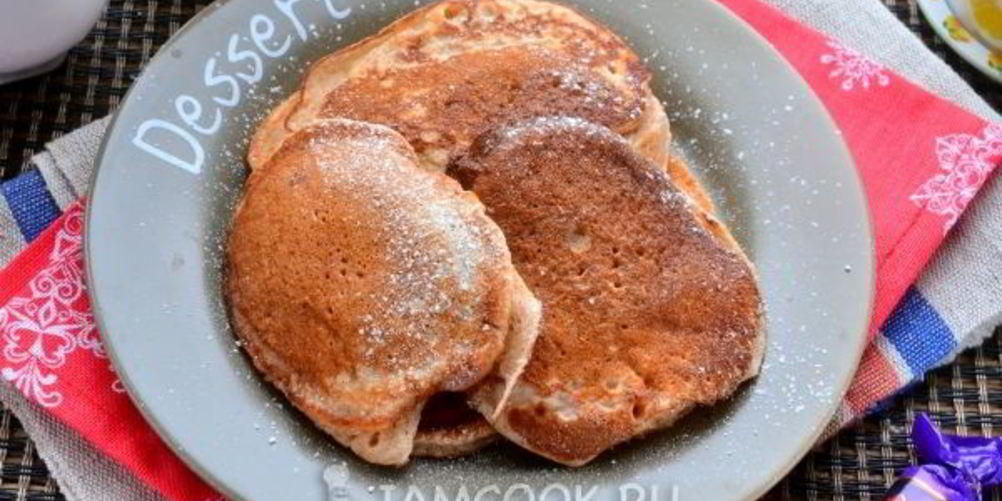 Рецепт оладьи из цельнозерновой муки