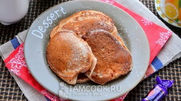 оладьи из цельнозерновой муки