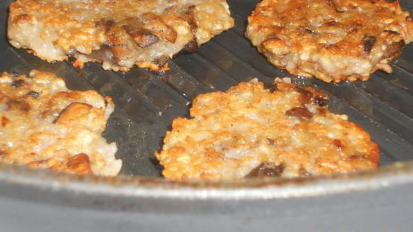 оладьи картофельные с грибами