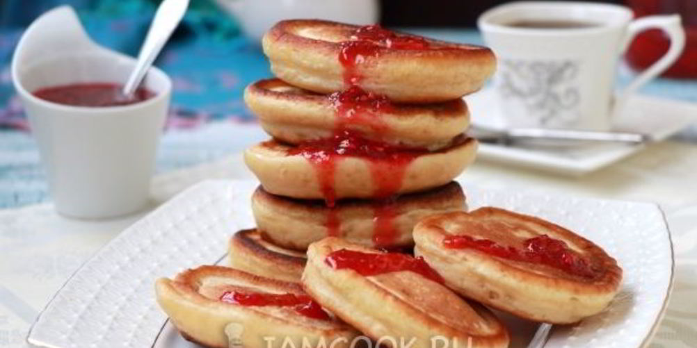 Рецепт оладьи на кефире и сметане