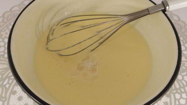 оладьи на кефире с черникой