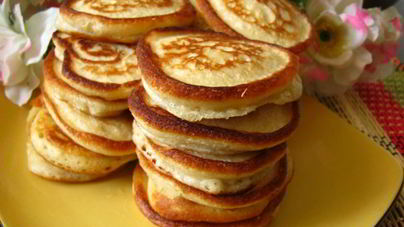 Оладьи на кефире