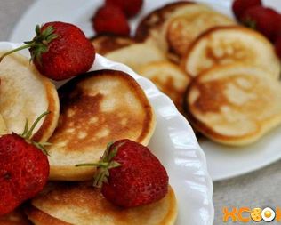 Оладьи на кислом молоке без яиц