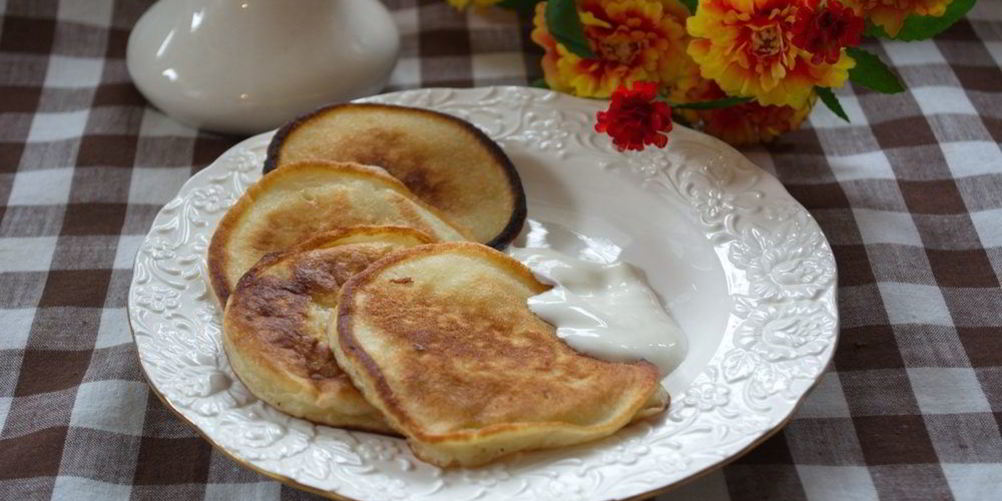 Рецепт оладьи на кислом молоке