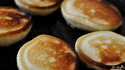 Оладьи на молоке без яиц