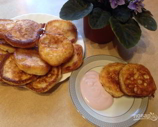 Оладьи на молоке и дрожжах