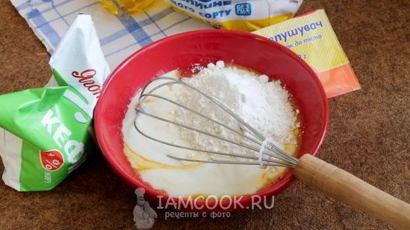 оладьи-пиццы на кефире