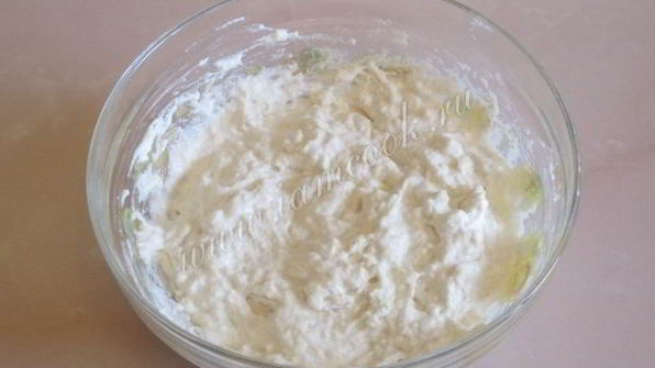 оладьи с кабачками кружками