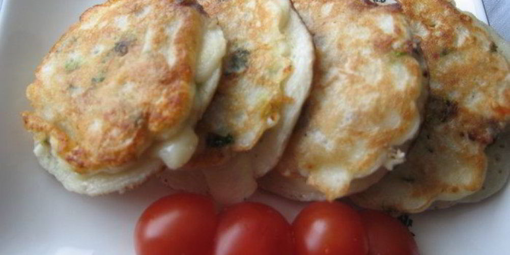 Рецепт оладьи с рыбой