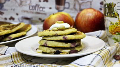 Оладьи с творогом