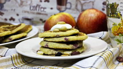 Оладьи с творогом