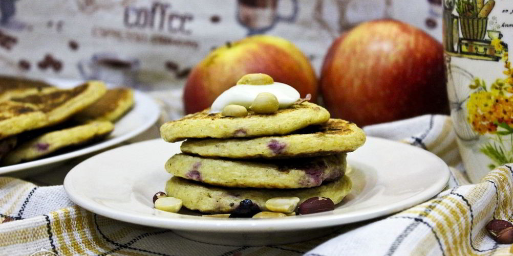 Рецепт оладьи с творогом