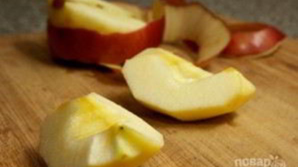 оладьи с яблоками на молоке