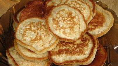 Овсяные оладьи с лимонным соком