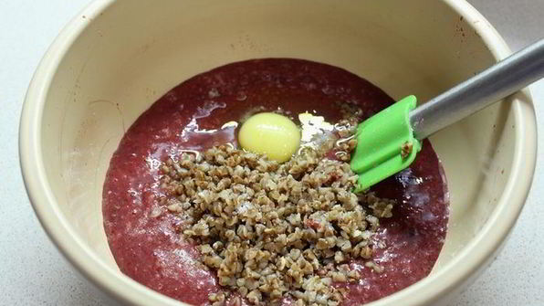 печеночные оладьи с гречкой