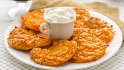 Печеные оладьи из тыквы