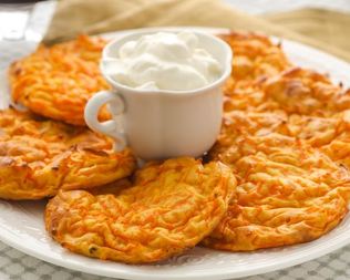 Печеные оладьи из тыквы