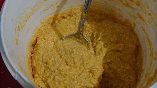 постные тыквенно-овсяные оладьи