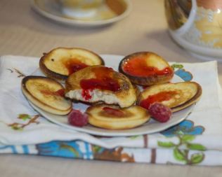 Пышные оладьи на молоке без дрожжей