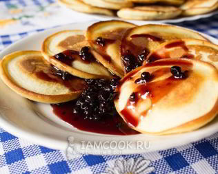 Пышные оладьи на молоке