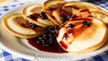 Пышные оладьи на молоке