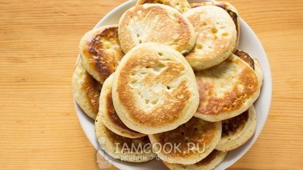 пышные оладьи на молоке