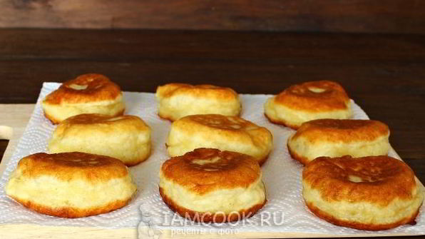 пышные оладьи на простокваше на дрожжах