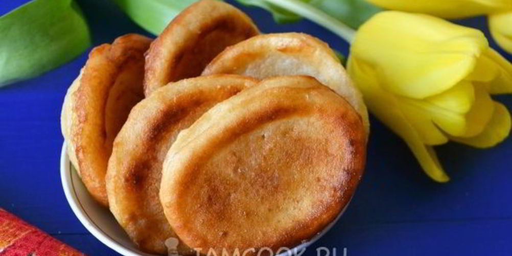 Рецепт пышные заварные оладьи на кефире