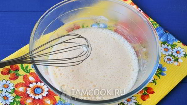 пышные заварные оладьи на кефире