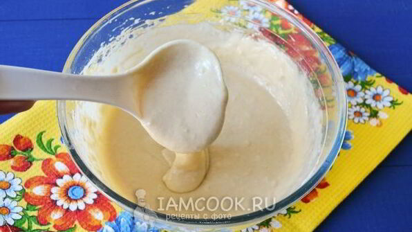 пышные заварные оладьи на кефире