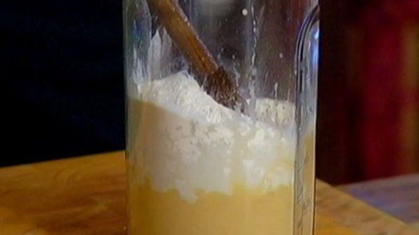 сахарные оладьи с инжиром