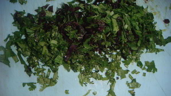 сливочные оладьи с кабачками, зеленью и сыром