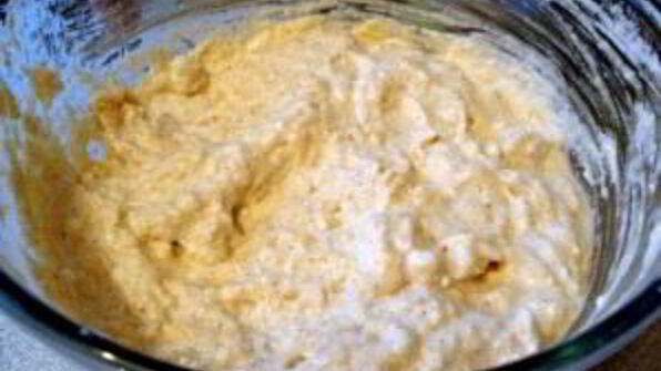 яблочно-творожные оладьи