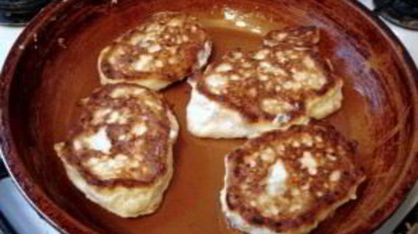 яблочно-творожные оладьи