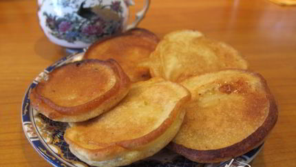 Яблочные оладушки