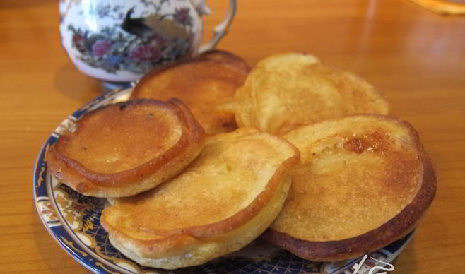 Яблочные оладушки