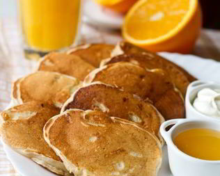 Яблочные оладьи