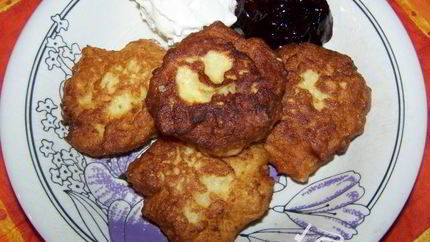 Заварные оладушки