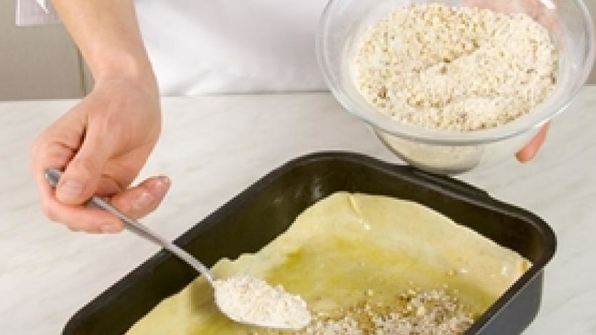 пахлава с миндалем