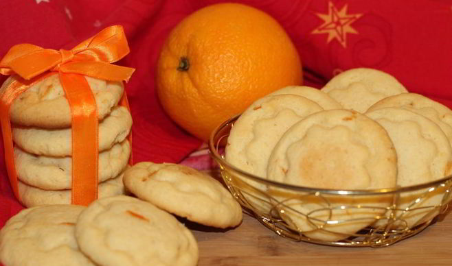 Апельсиновое печенье