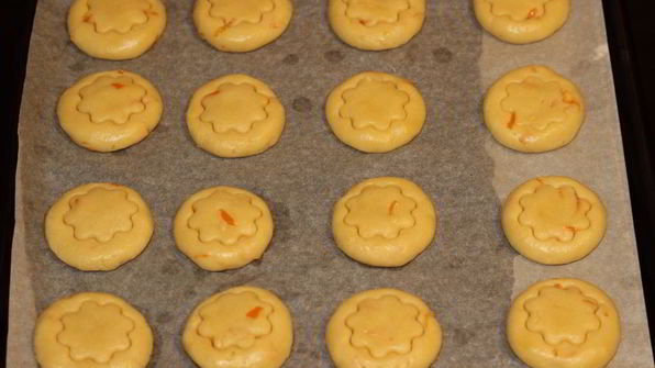 апельсиновое печенье