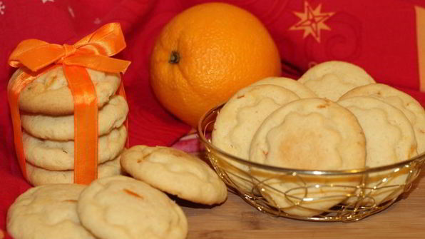 апельсиновое печенье