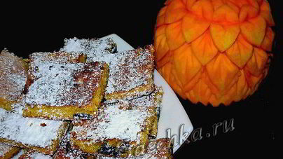 Бисквитное тыквенное печенье