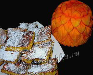 Бисквитное тыквенное печенье