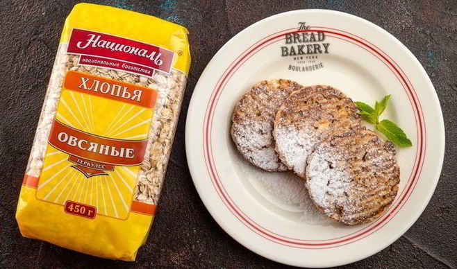 Диетическое овсяное печенье