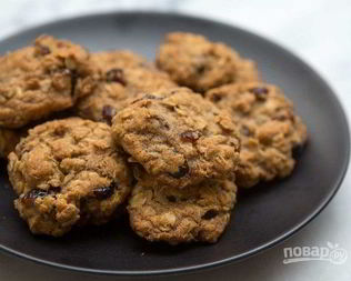 Домашнее овсяное печенье