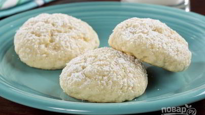 Домашнее печенье с творогом простое