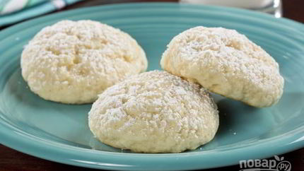 Домашнее печенье с творогом простое