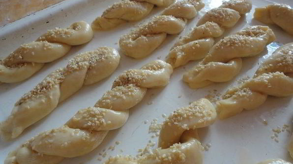 греческое пасхальное печенье