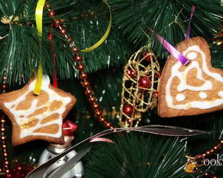 Имбирное печенье на елку
